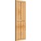Ekena Millwork Framed Board-n-Batten Shutters, Rough Sawn Western Red Cedar, 21 1/2W x 59H, PR RBF06S21X059RWR - alternate 5